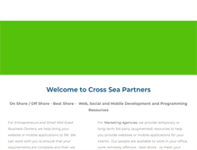 Tablet Screenshot of cross-sea-partners.com